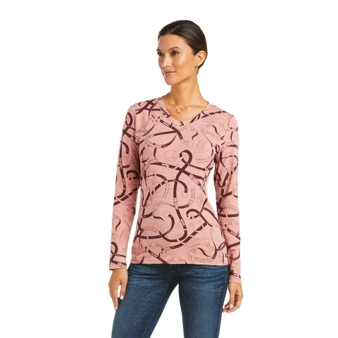 Ariat® Bridle Print Long Sleeve T-Shirt