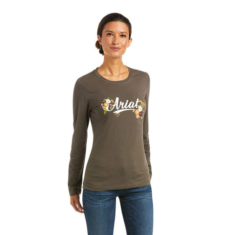 Ariat® Flora Fauna Logo Long Sleeve T-Shirt