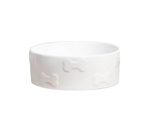 Park Life Designs - Manor White Pet Bowl