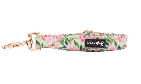 SASSY WOOF - 'Magnolia' Fabric Leash