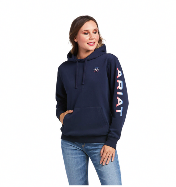 Ariat® REAL Serape Logo Arm Sweatshirt