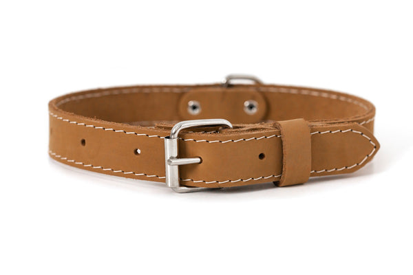 Euro Dog Soft Leather Dog Collar